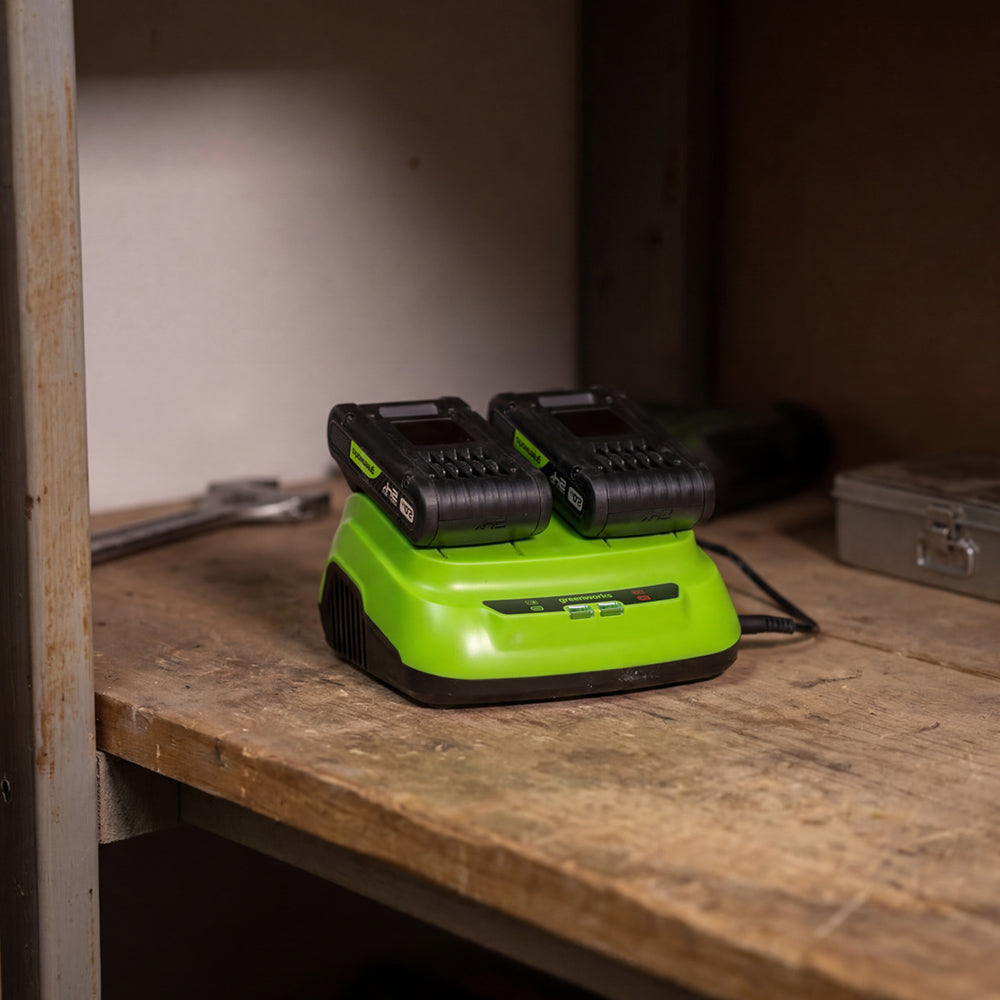 POWERALL 24V Dual Slot Charger 8A