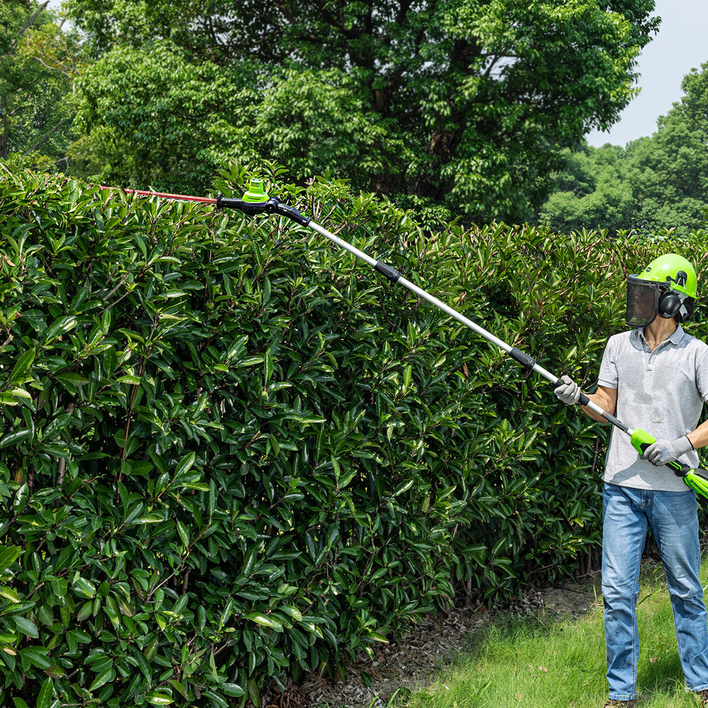 POWERALL 24V Pole Hedge Trimmer 51cm Gen. II - 2Ah Battery