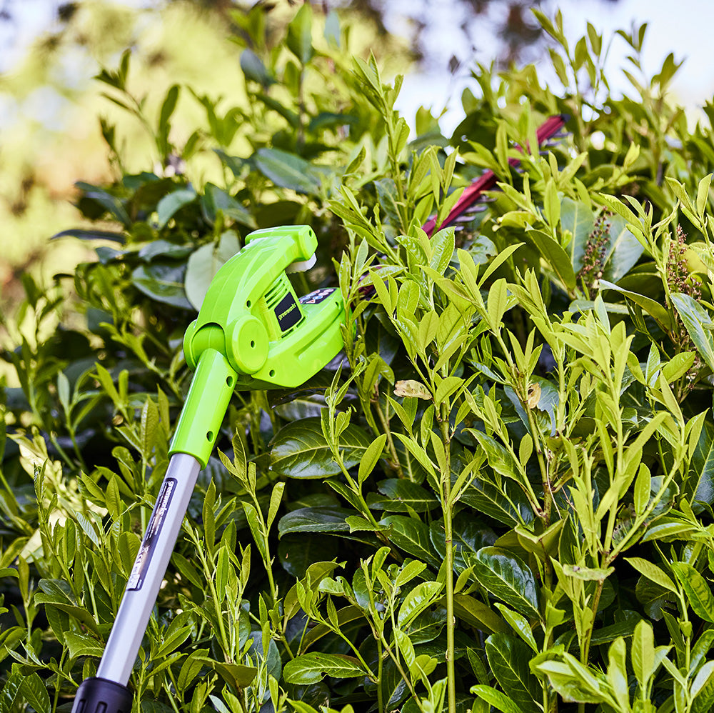 POWERALL 24V Pole Hedge Trimmer 51cm - 2Ah Battery