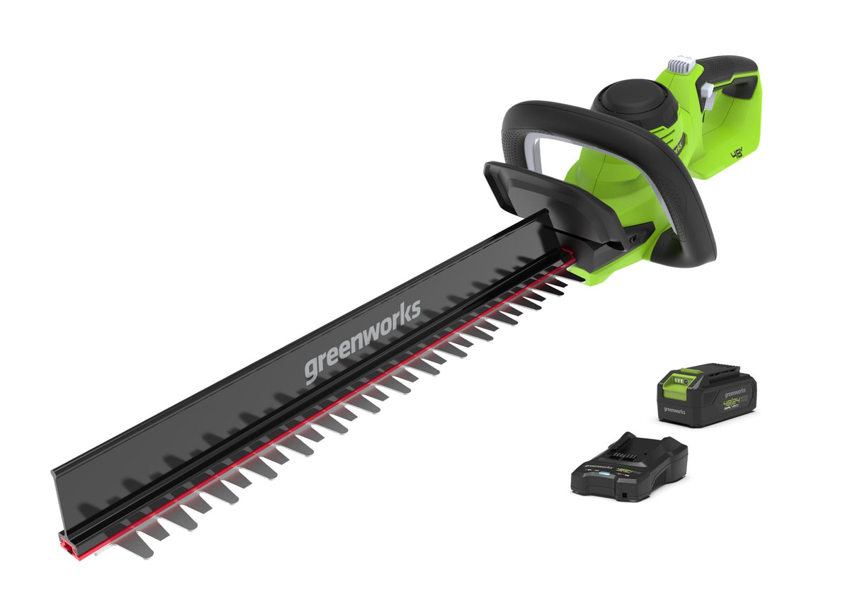 48V DVT Brushed Hedge Trimmer 51cm