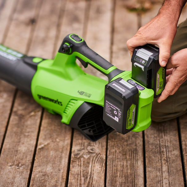POWERALL 48V (24V x 2) Leaf Blower 217 km/h - 2x 2Ah Battery