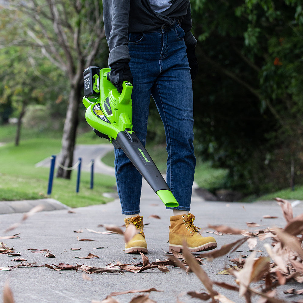 POWERALL 48V (24V x 2) Leaf Blower / Leaf Vacuum 322 km/h