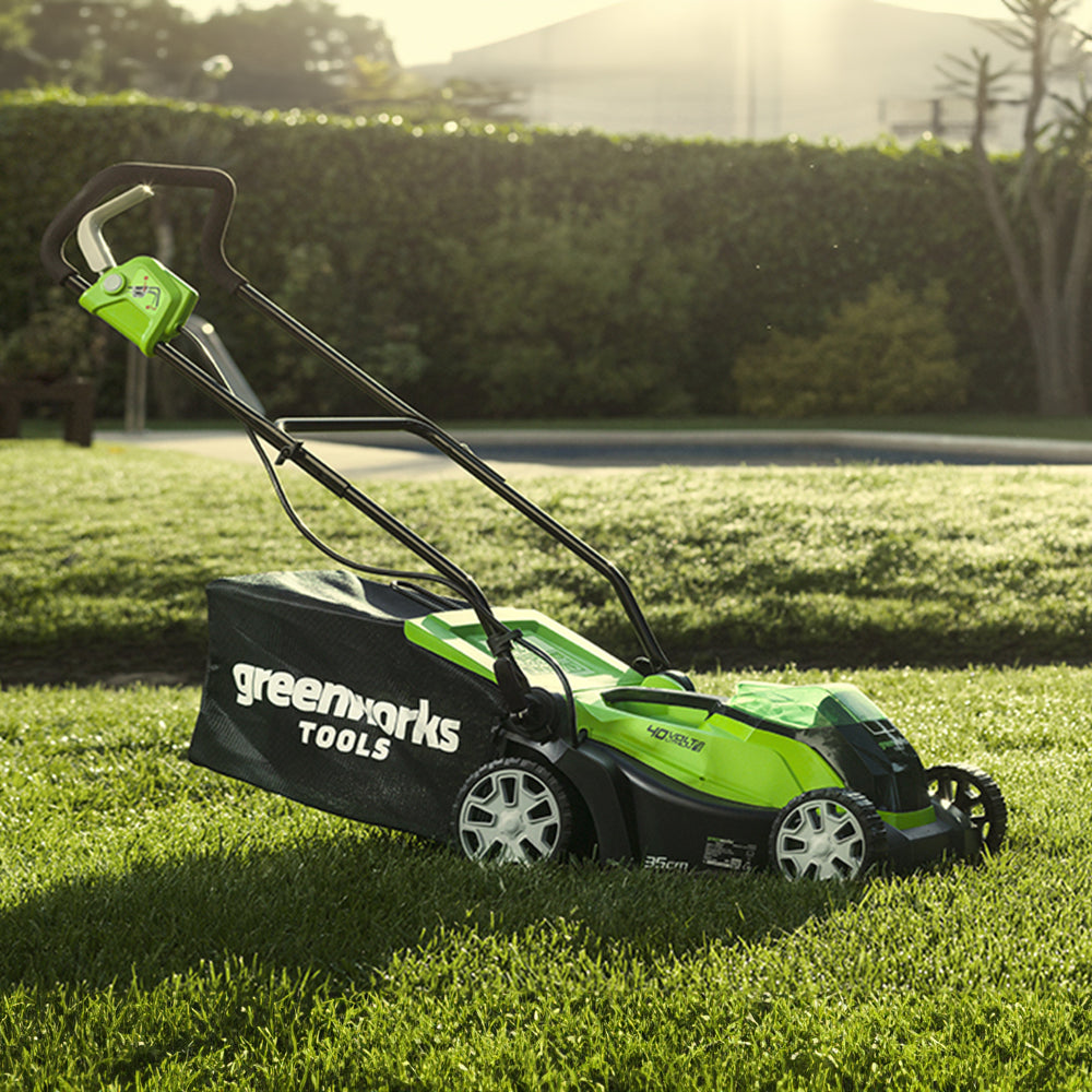 40V Lawn Mower 35cm - 2x 2Ah Battery
