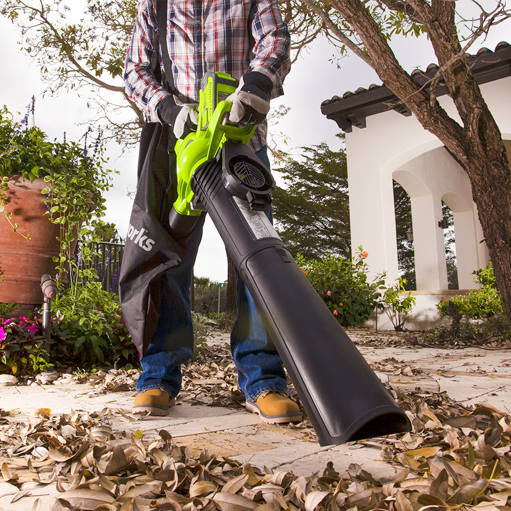40V Leaf Blower / Leaf Vacuum 280 km/h - 2x 2Ah Battery