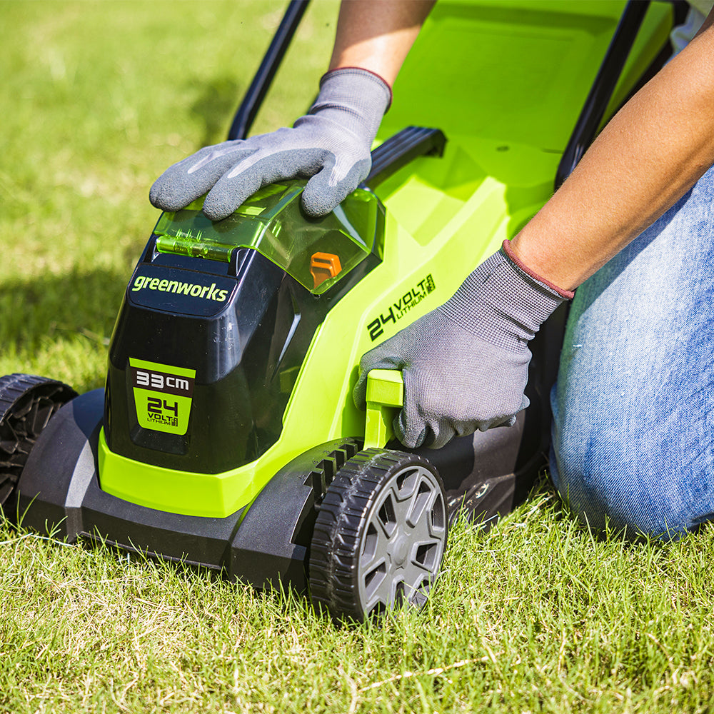 POWERALL 24V Lawn Mower 33cm - 2Ah Battery