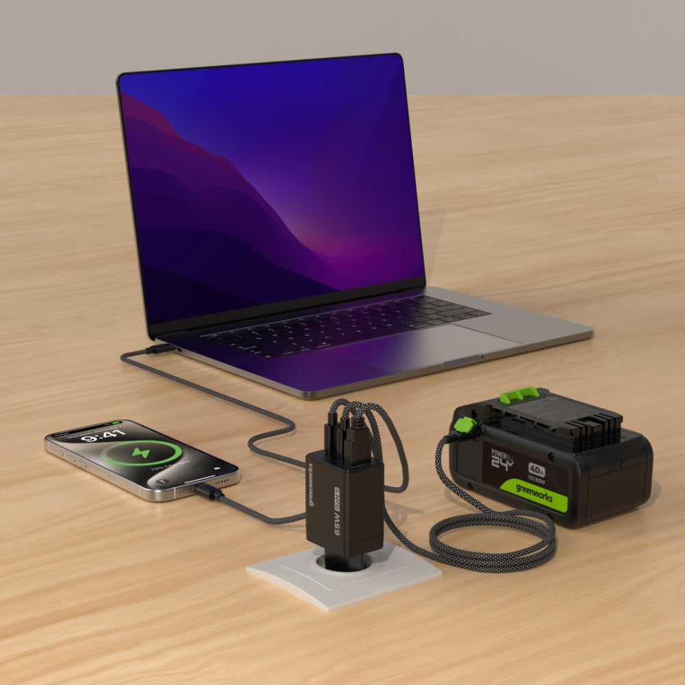 POWERALL 24V Starter Kit 4Ah USB-C Battery + 65W Charger
