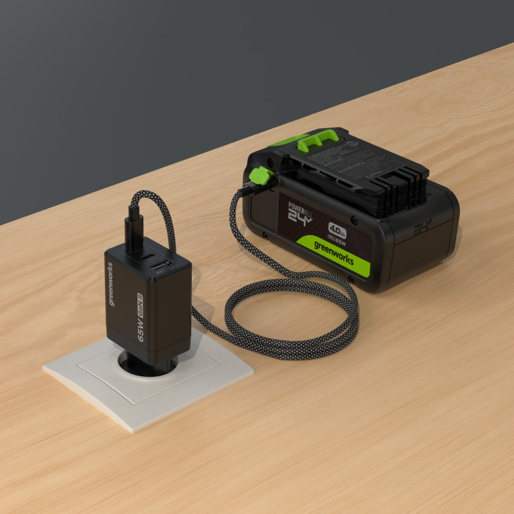 POWERALL 24V Starter Kit 4Ah USB-C Battery + 65W Charger