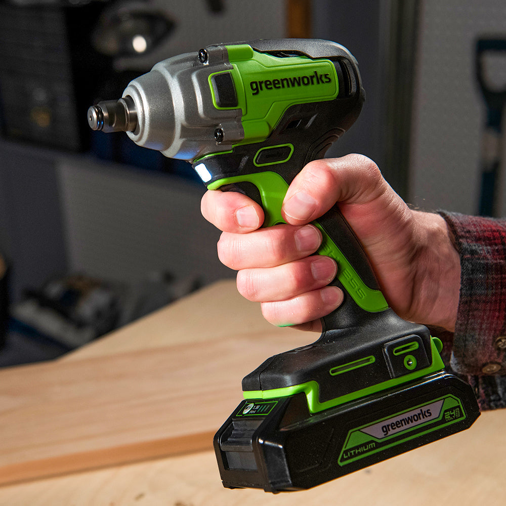 POWERALL 24V Impact Wrench 400Nm - 4Ah Battery