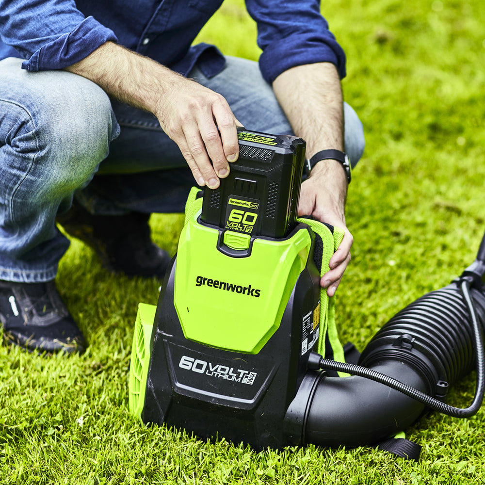 60V Backpack Leaf Blower - 4Ah Battery