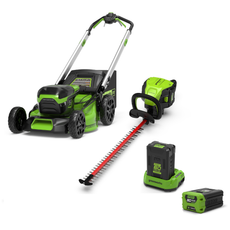 60V Lawn Mower 46cm SP + Hedge Trimmer 60cm Set