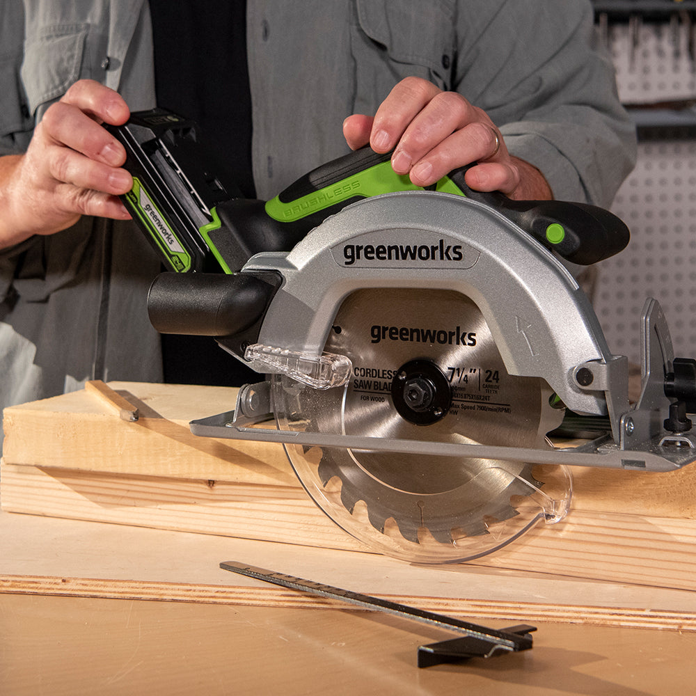 24V Circular Saw 165mm - 2Ah Battery