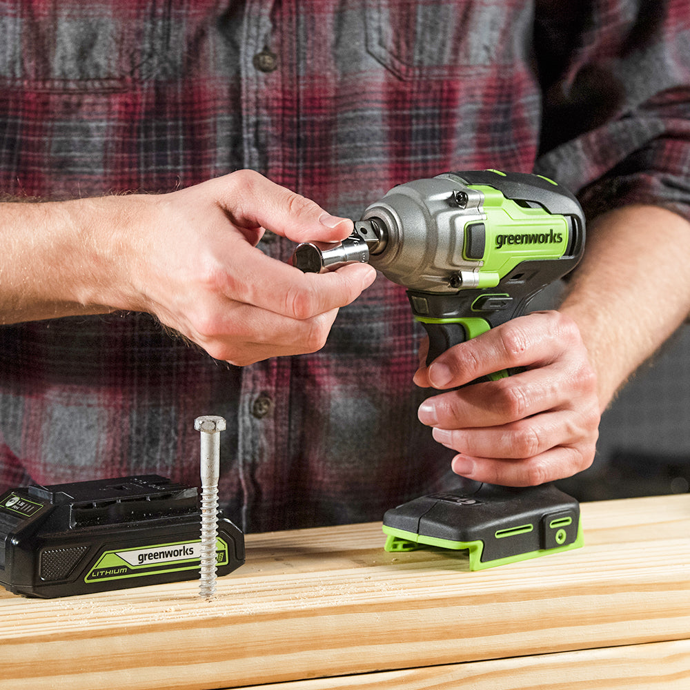 POWERALL 24V Impact Wrench 400Nm - 4Ah Battery
