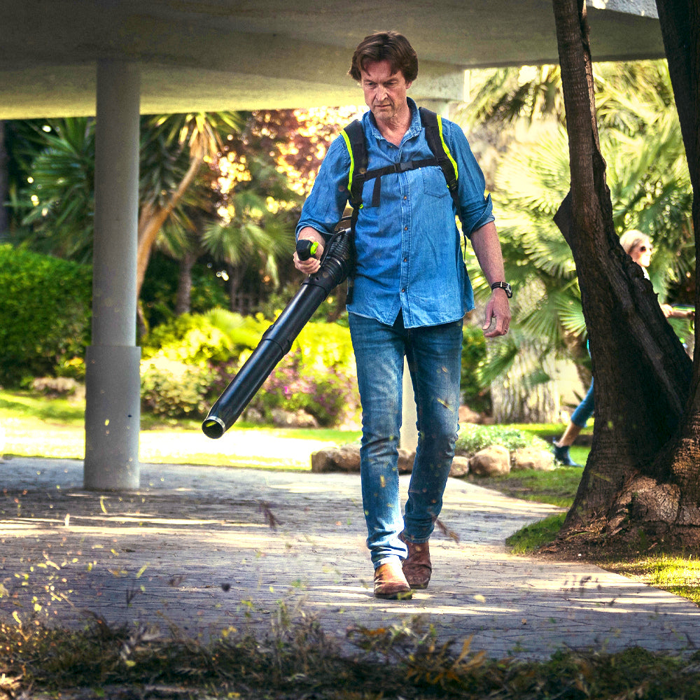 60V Backpack Leaf Blower - 4Ah Battery