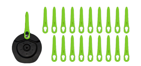 Single blade trimmer head + 20 blades