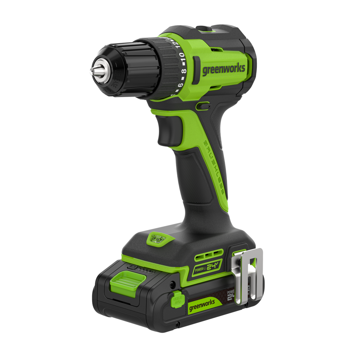 POWERALL 24V Drill Driver 35Nm - 2Ah Battery