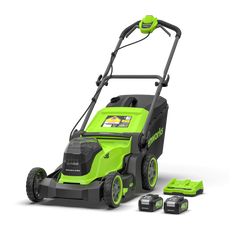 24V+24V Lawn Mower 41cm - 2x 4Ah Battery