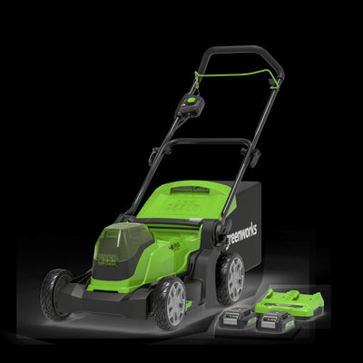 48V (24V x 2) Lawn Mower 41cm - 2x 2Ah Battery