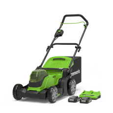48V (24V x 2) Lawn Mower 41cm - 2x 2Ah Battery