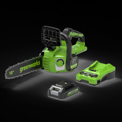 24V Chainsaw 30cm - 2Ah Battery