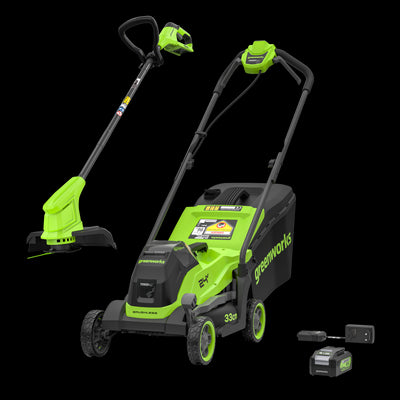 24V Lawn Mower 33cm + Grass Trimmer 25cm Gen. II Set