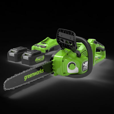 48V (24V x 2) Chainsaw 36cm - 2x 4Ah Battery