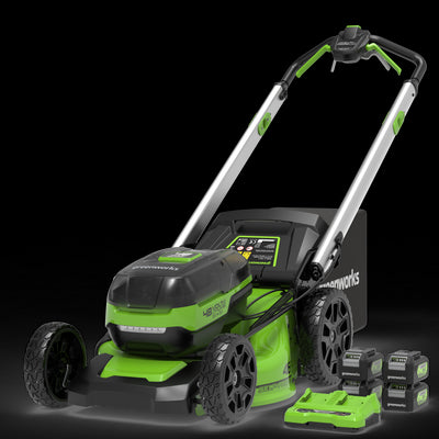 24V+24V Lawn Mower SP 46cm with 4x 4Ah Batteries