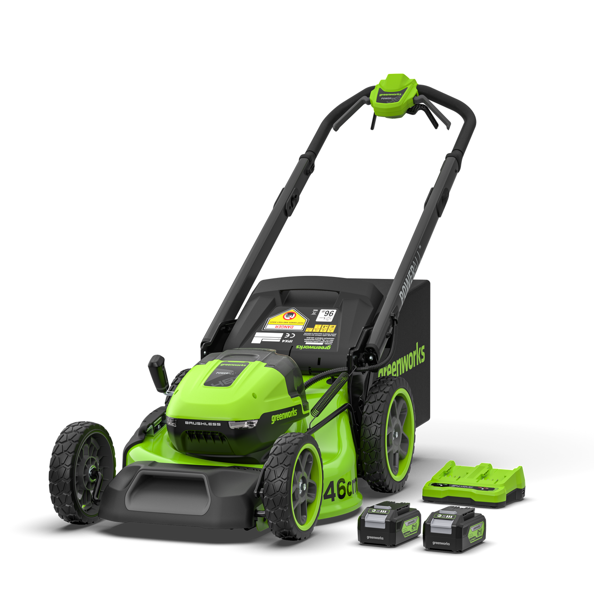 POWERALL 48V (24V x 2) Lawn Mower 46cm SP Gen. II - 2x 4Ah Battery