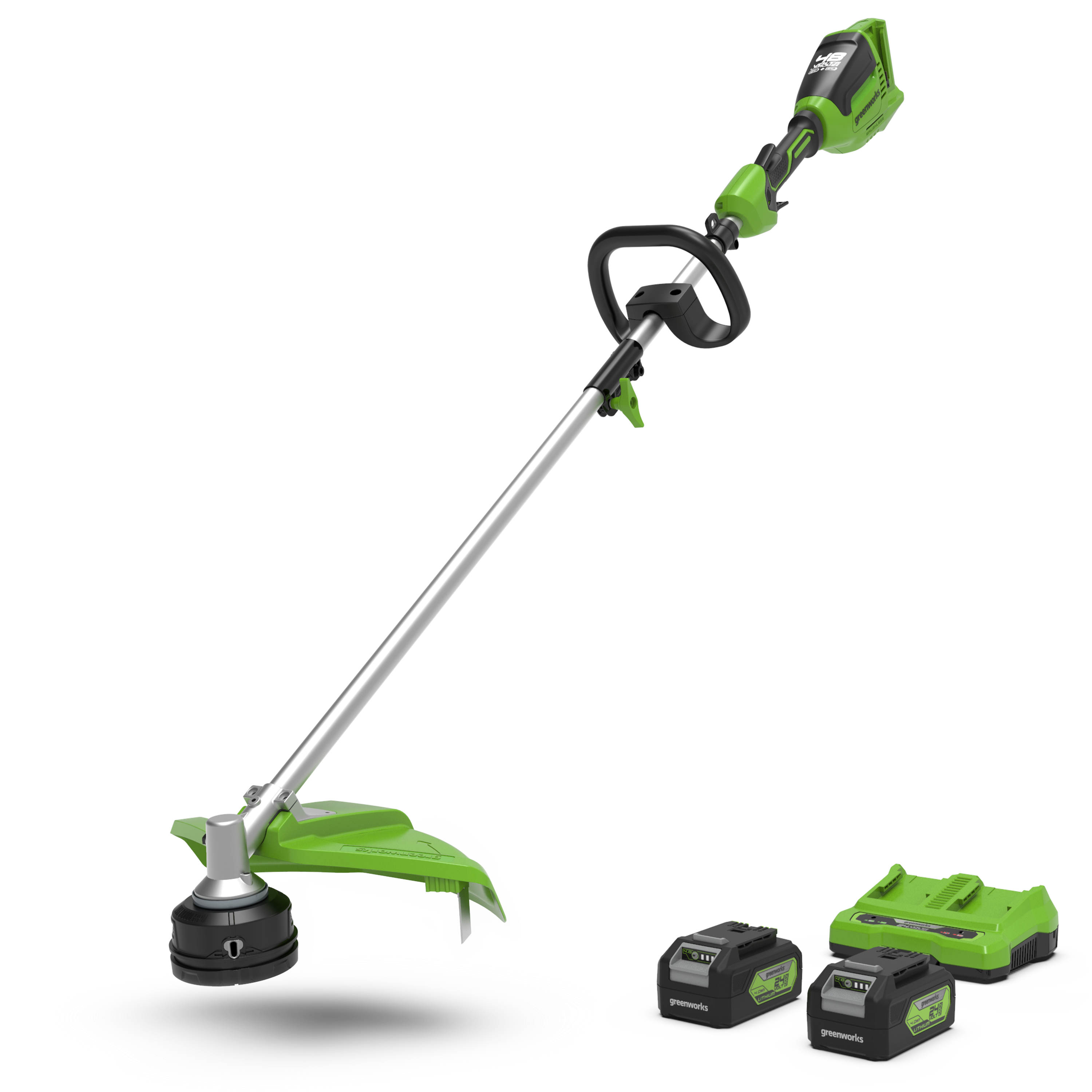GRASS.S 24V+24V Split Shaft Grass Trimmer 40 cm Cordless - Greenworks