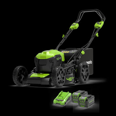 40V Lawn Mower 46cm SP - 2x 4Ah Battery