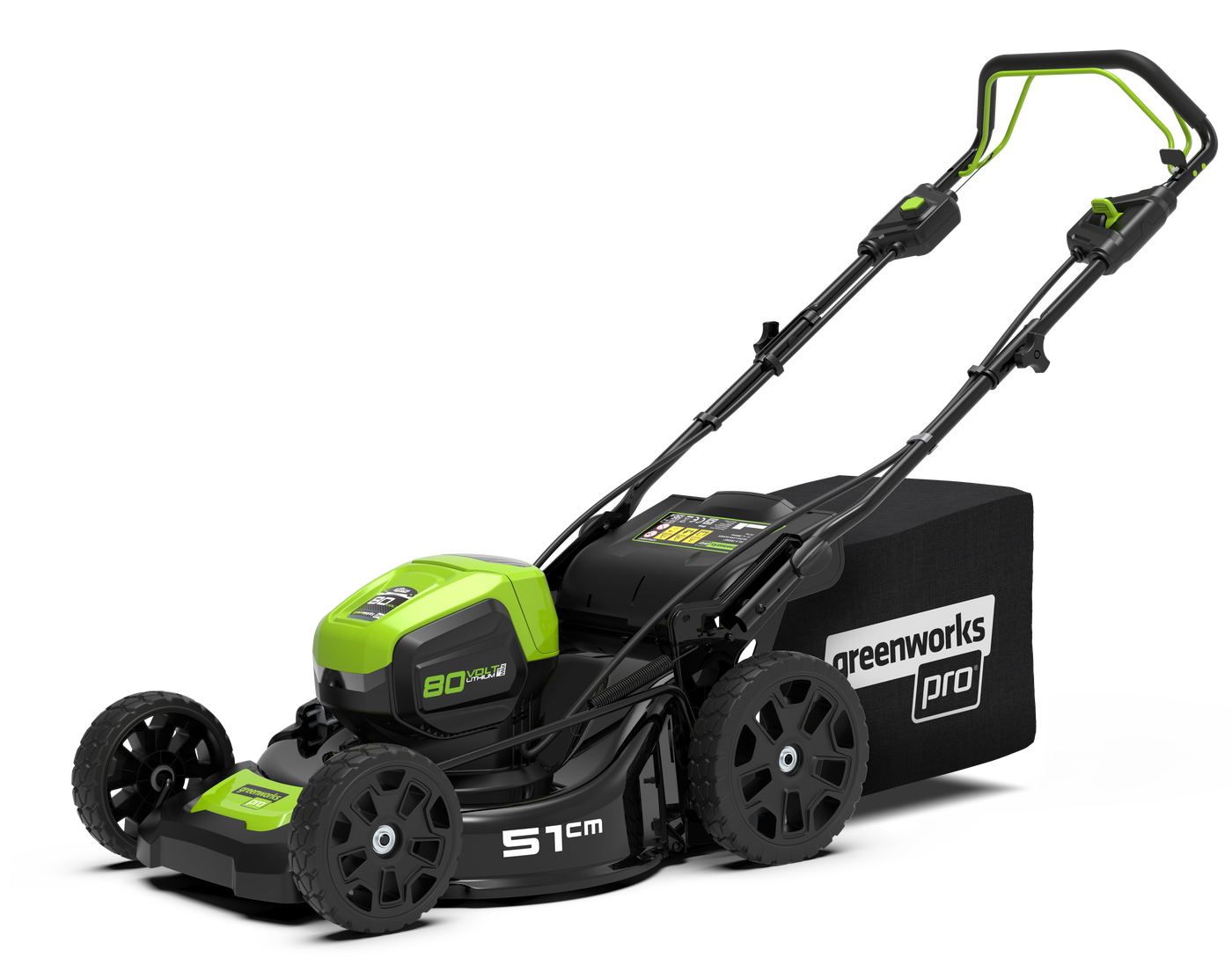Greenworks pro self propelled lawn mower sales