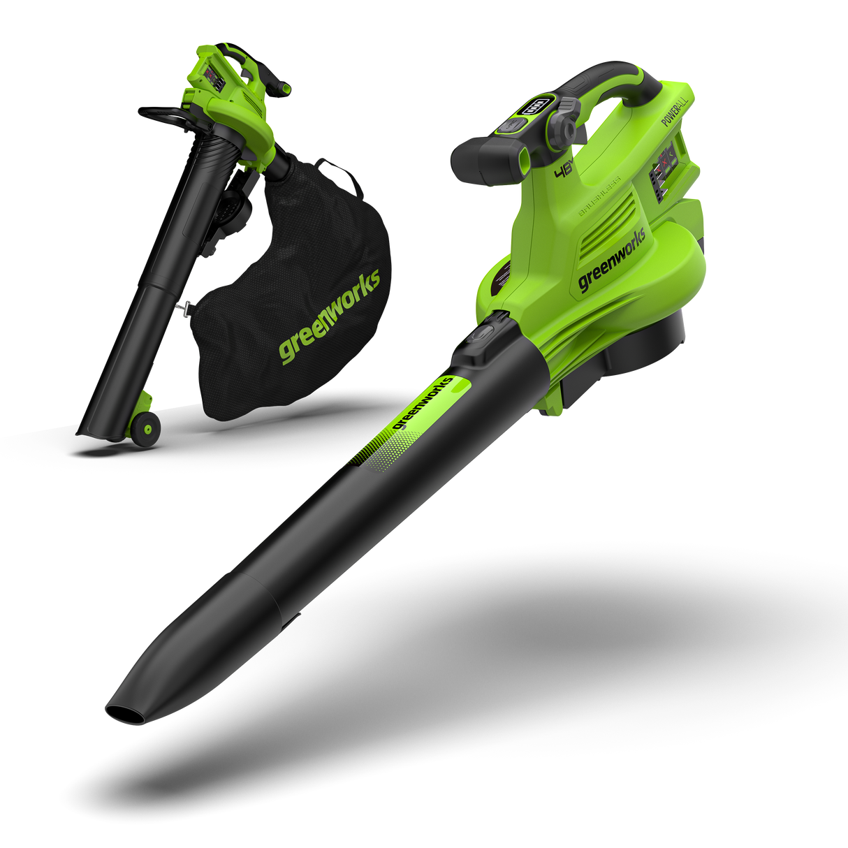 POWERALL 48V (24V x 2) Leaf Blower / Vacuum 386 km/h Gen. II - tool only