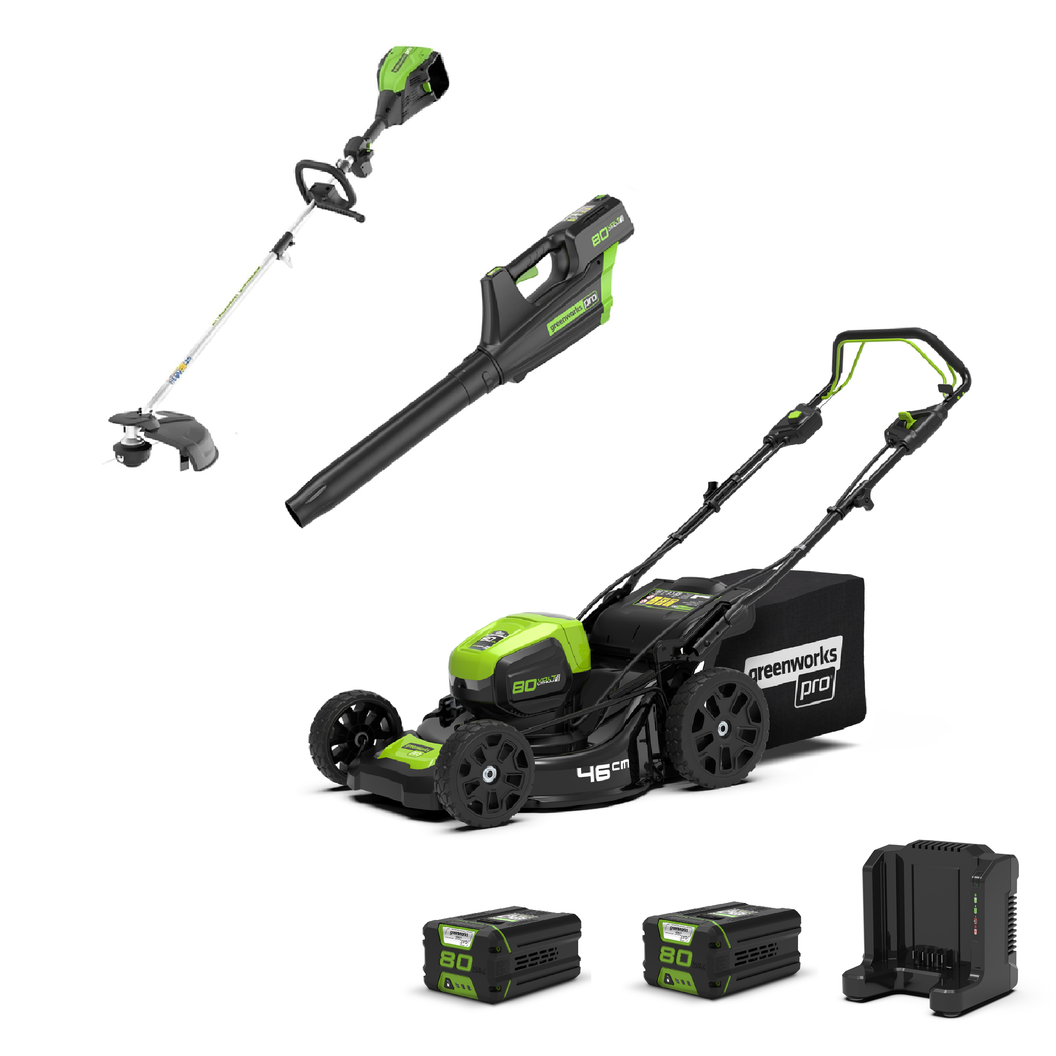 Greenworks pro lawn mower hotsell