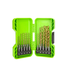 Beschichtete Sechskant Bohrer-Set - 22 stĂĽck