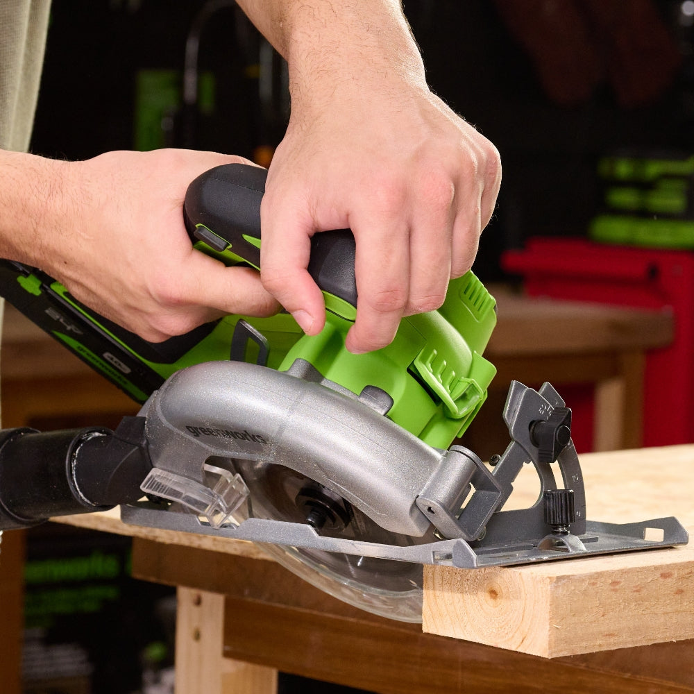 POWERALL 24V Drill Driver + Circular Saw Set - 2x 2Ah Batteries