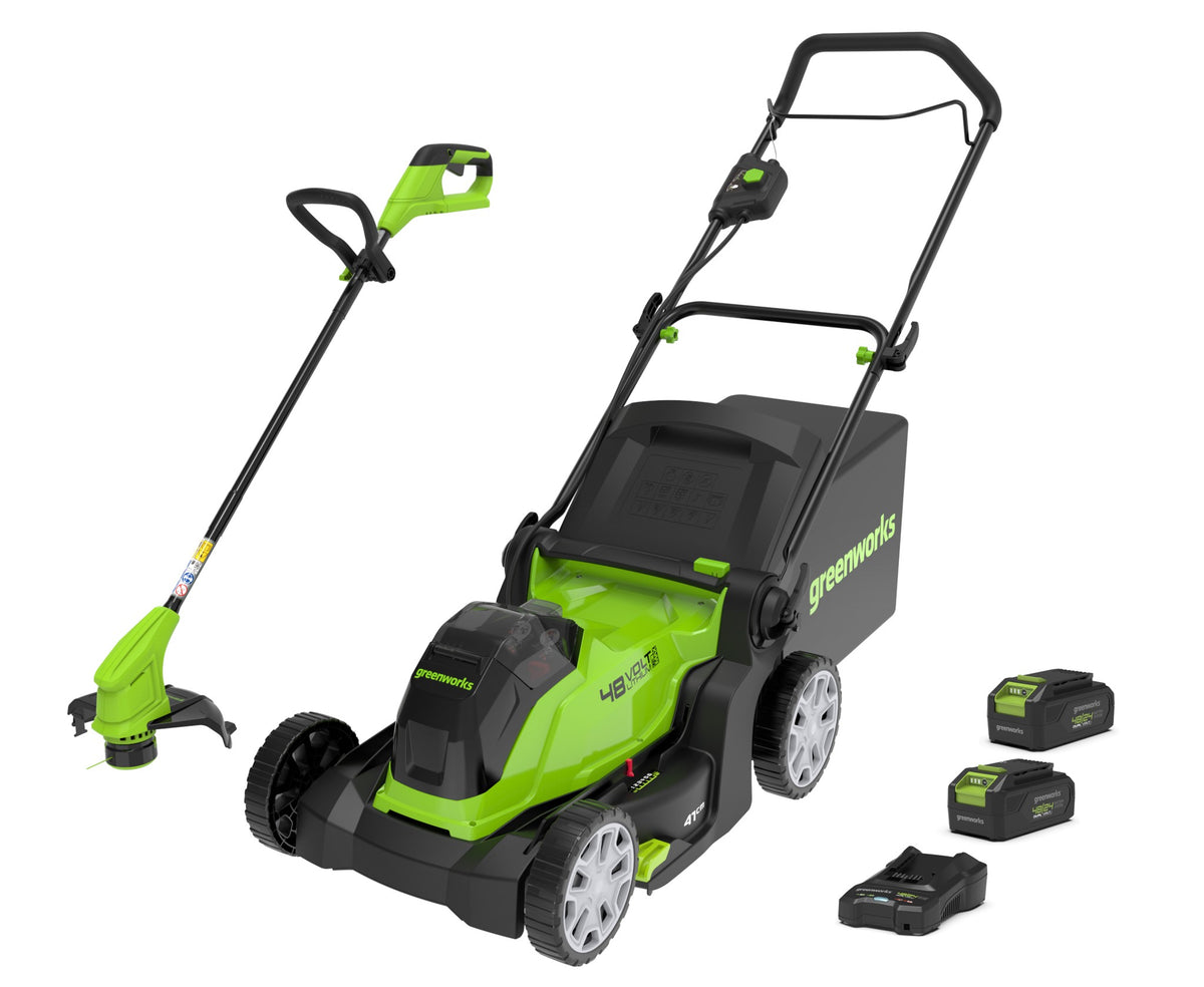 48V DVT 41cm Mower & 24V Trimmer Combo Kit