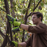 POWERALL 24V Mini Chainsaw 10cm Gen. II with Extension Pole - 2Ah Battery