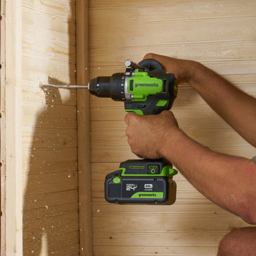 24V Hammer Drill 90Nm - 4Ah Battery