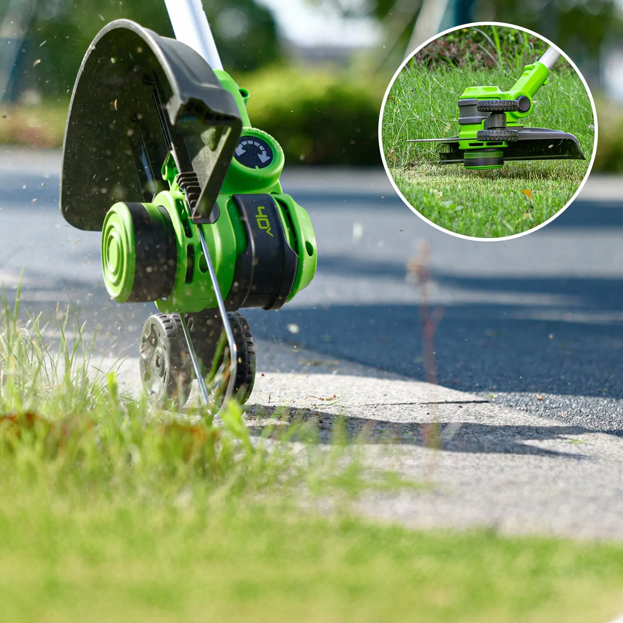 40V Lawn Mower 35cm + Grass Trimmer 33cm + Hedge Trimmer 61cm Set
