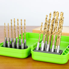 Drill Bit Set 22 pcs - Titanium coated