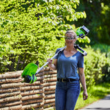 POWERALL 48V (24V x 2) Bike Handle Brush Cutter 38cm - 2x 4Ah Battery