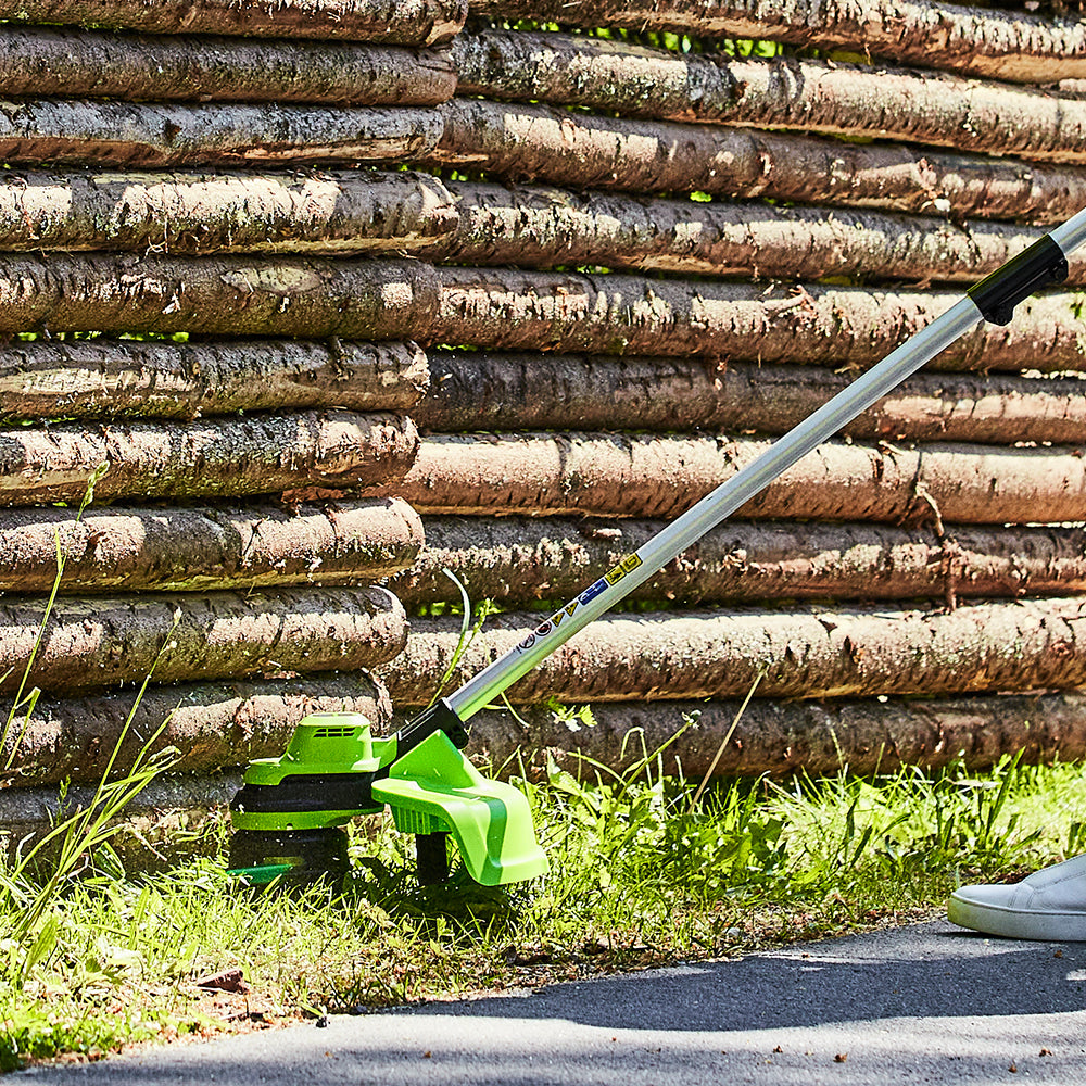POWERALL 48V (24V x 2) Bike Handle Brush Cutter 38cm - 2x 4Ah Battery
