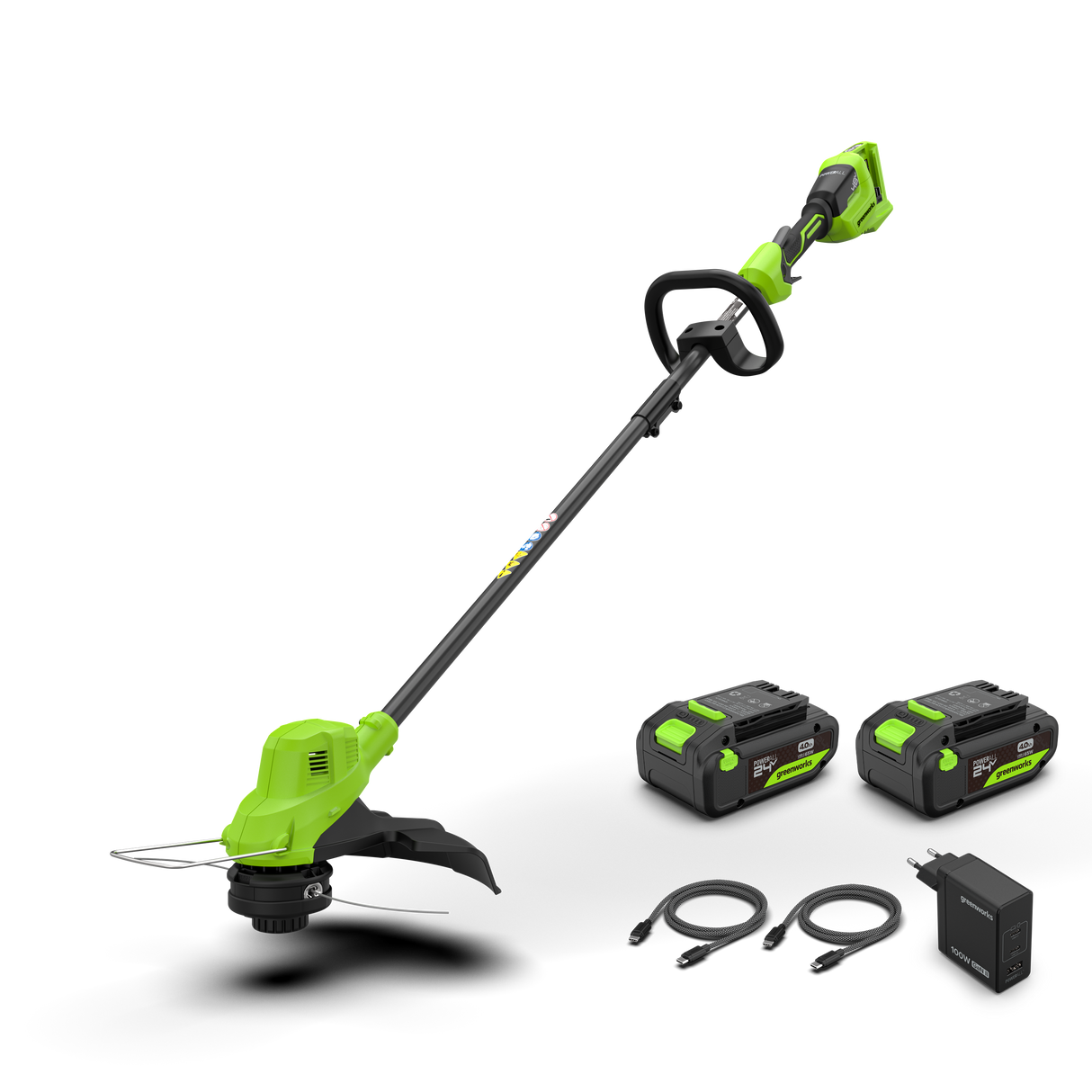POWERALL 48V (24V x 2) Grass Trimmer 38cm - 2x 4Ah Battery