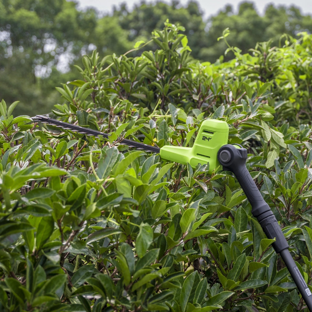 POWERALL 24V Pole Hedge Trimmer 51cm Gen. II - 2Ah Battery