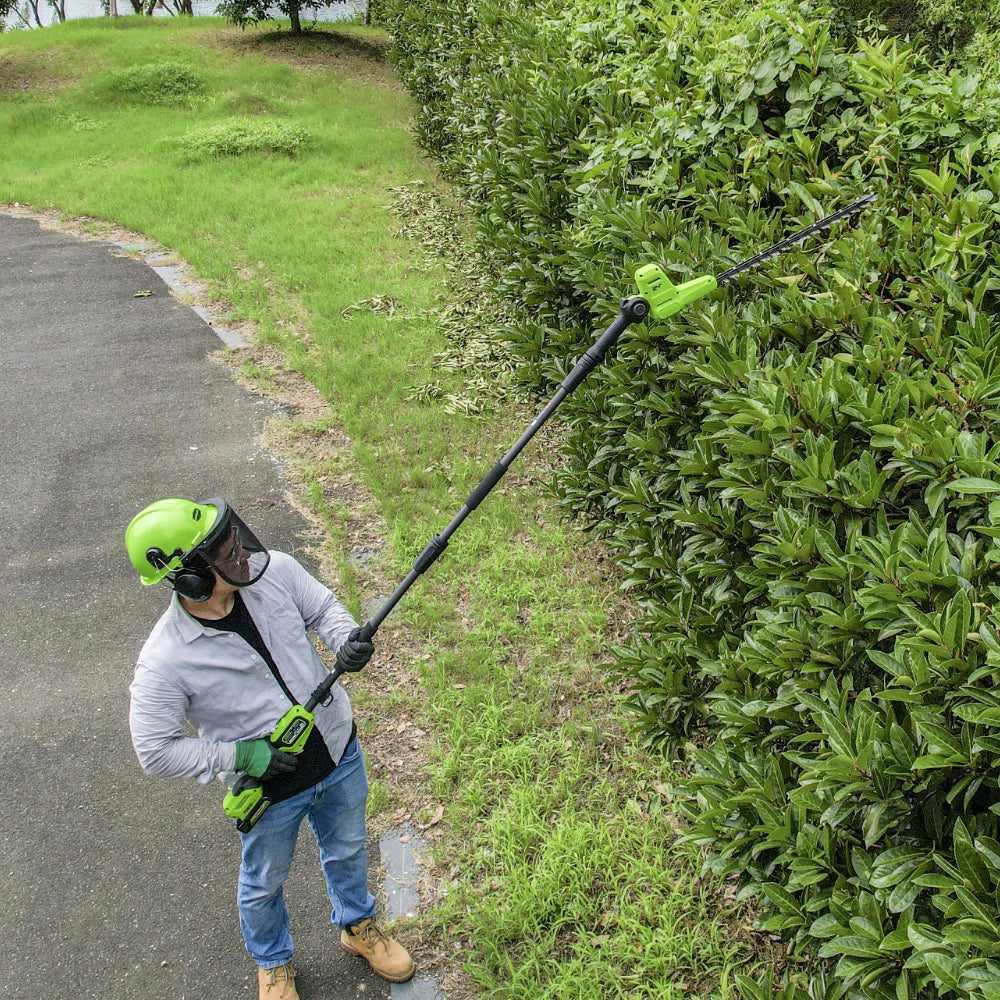 POWERALL 24V Pole Hedge Trimmer 51cm Gen. II - 2Ah Battery