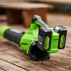48V (24V x 2) Leaf Blower 217 km/h - 2x 2Ah Battery