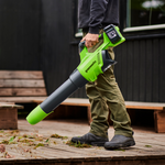 48V (24V x 2) Leaf Blower 217 km/h - 2x 2Ah Battery