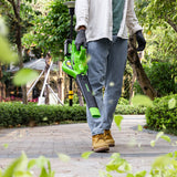 POWERALL 48V (24V x 2) Leaf Blower / Leaf Vacuum 322 km/h