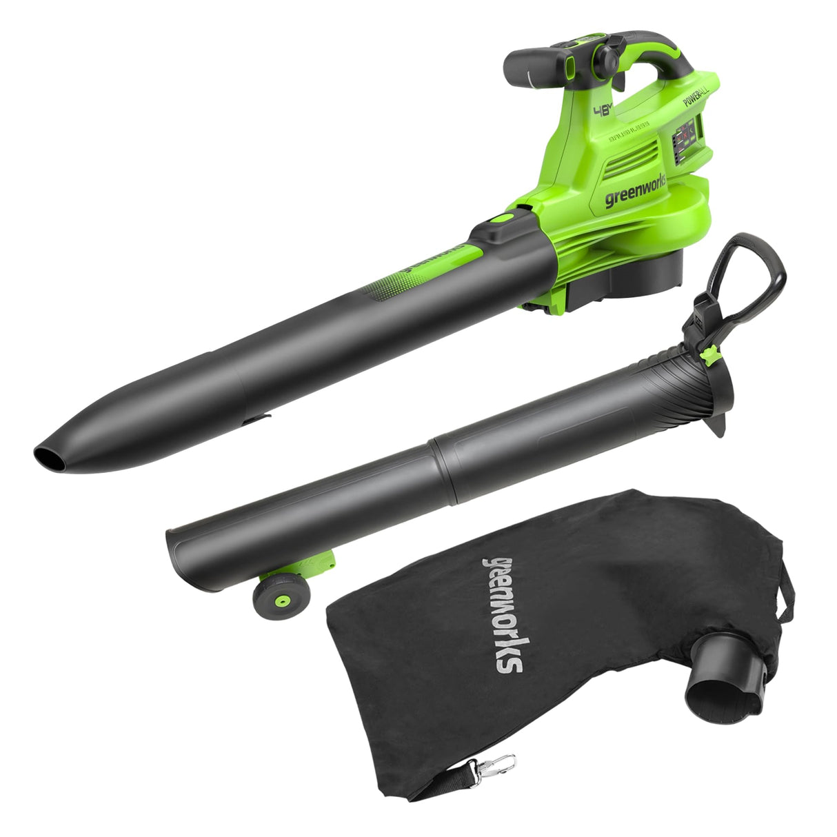 POWERALL 48V (24V x 2) Leaf Blower / Vacuum 386 km/h Gen. II - tool only