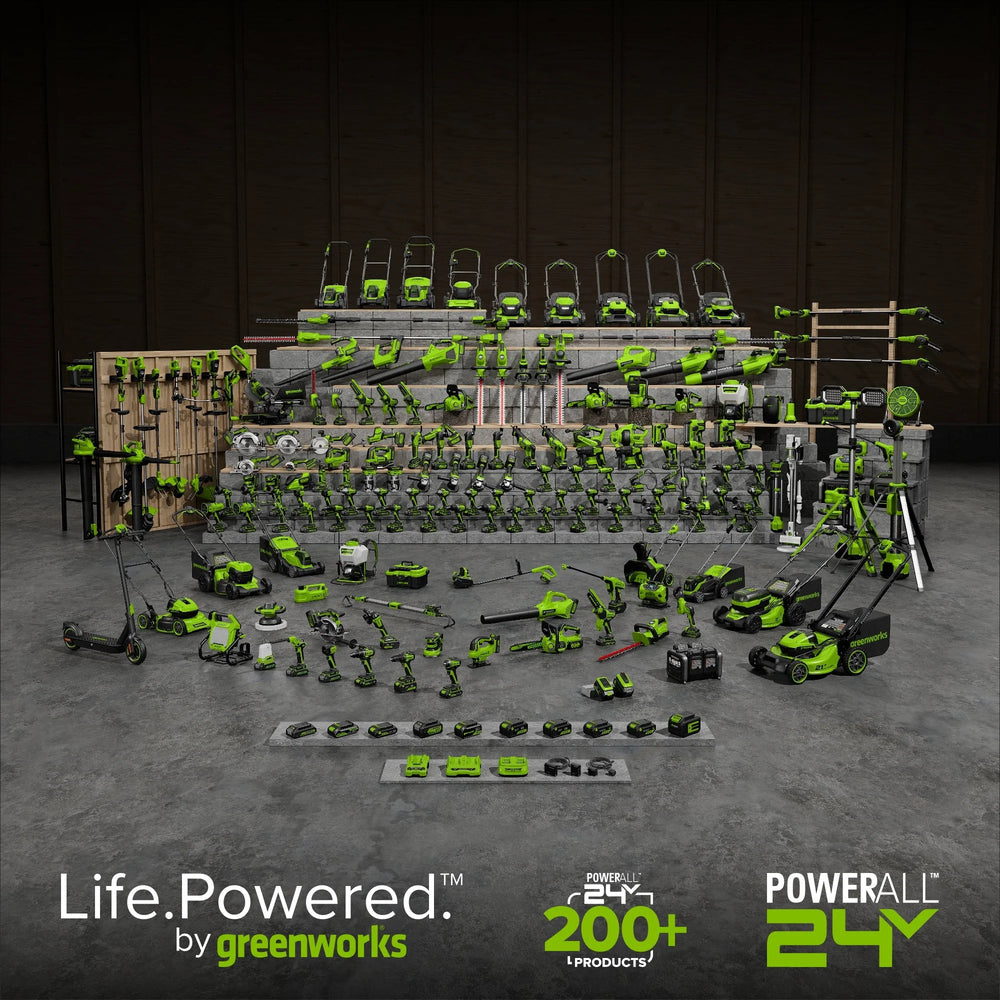 Grace2 darahaleatherセット POWERALL 48V (24V x 2) Dethatcher / Scarifier 2-in-1 38cm - tool only