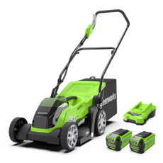 40V Lawn Mower 35cm - 2x2Ah Battery